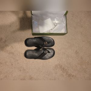 Gucci Men Black Sandal